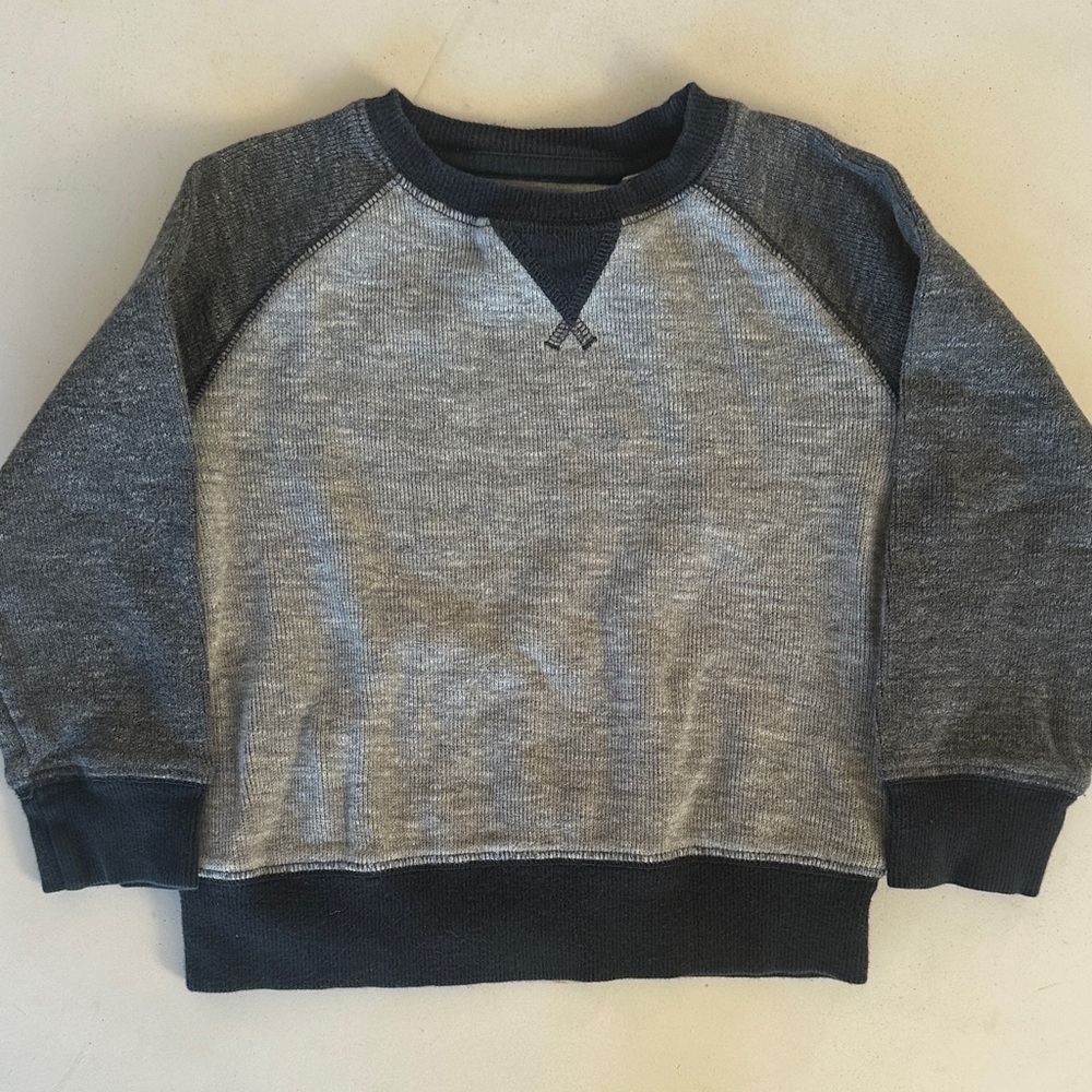 Next Direct Charcoal and Light Gray Sweatshirt